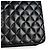 Borsa a tracolla Chanel Matelassé Coco Mark in pelle Nero - vista 5