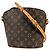 Louis Vuitton Druot Schultertasche Braun