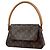 Borsa a tracolla Louis Vuitton Mini Looping Marrone