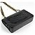 Borsa a tracolla Chanel Matelassé Coco Mark in pelle nera Nero - vista 2