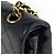 Borsa a tracolla Chanel Matelassé Coco Mark in pelle nera Nero - vista 4