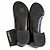 Chanel Socken-Stiefeletten aus Lackleder und Glitzergewebe Schwarz - Ansicht 4