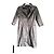 Ventcouvert schwarzes Lammleder-Kleid
