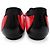 Chanel Sapatilhas em Python Vermelho e Preto - vista 5