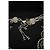 Collana Chanel a più fili di perle con pendente logo CC Bianco D'oro - vista 5
