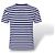 Loewe Camiseta a rayas con logo Blanco Azul oscuro - vista 6