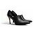Loewe Escarpins en Cuir Noir à Bout Pointu - vue 3