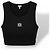 Loewe Top corto in cotone nero logo Anagram