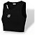 Loewe Top corto in cotone nero logo Anagram - vista 3