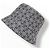 Loewe Cappello Bucket Reversibile Anagram Nero Beige - vista 6