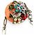 Chanel Collana Cintura Ape e Rana Rosa Rosso Multicolore Verde Giallo Gold hardware - vista 5