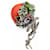 Chanel Collana Cintura Ape e Rana Rosa Rosso Multicolore Verde Giallo Gold hardware - vista 6