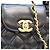 Timeless Borsa a tracolla mini Chanel AS4416 in pelle di vitello matelassé Nero - vista 6