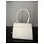 Jacquemus Le Chiquito Borsa in Pelle Bianco - vista 2
