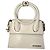 Jacquemus Le Chiquito Mini Borsa in pelle coccodrillo Bianco