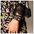 Hermès Bracciale Collier de Chien Small Exotic Leather S Black Nero - vista 3