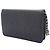Borsa a tracolla Chanel CC Embossed Lambskin Camellia Wallet On Chain Nera Nero - vista 2