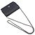Borsa a tracolla Chanel CC Embossed Lambskin Camellia Wallet On Chain Nera Nero - vista 4
