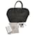 Hermès Bolide 45 Borsa da Viaggio Pelle Nera Nero