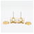 Hermès Orecchini Hermes Mini Pop H Bianco D'oro - vista 6