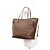 Borsa Tote Louis Vuitton Damier Neverfull MM Marrone - vista 16