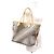 Borsa Tote Louis Vuitton x Yayoi Kusama Monogram Wave Neverfull MM Marrone Bianco - vista 11