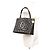 Borsa Tote Chanel Reissue in pelle caviar nera Nero - vista 13