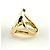 Bulgari Anillo banda Bvlgari en oro amarillo con incrustación de nácar - vista 4