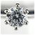 Anello fede in platino e diamanti Tiffany & Co. - vista 2