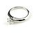 Anello fede in platino e diamanti Tiffany & Co. - vista 3