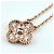 Collana Pendente Van Cleef & Arpels Vintage Alhambra Pink Gold - vista 7