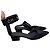 Chanel Black Suede CC Ankle-Strap Pumps Size 41C Pre-owned