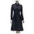 Louis Vuitton Abito cappotto stile trench in seta nera Valentino Sz.6 usato