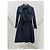Louis Vuitton Abito cappotto stile trench in seta nera Valentino Sz.6 usato - vista 4