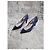 Décolleté Bicolore Miu Miu con Strass Blu navy - vista 2