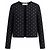 Christian Dior Chaqueta con ojales Pre-Fall 2022 en lana y seda negra Negro