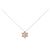 Autre Marque Collana in oro rosa K10 e diamanti