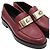 Hermès Mocassini Hermes Hot Kelly Buckle in pelle di vitello Marrone Bordò - vista 11
