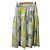 Autre Marque Falda Picone Hibiscus Seersucker Blanco Multicolor Verde Amarillo - vista 4