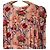 Autre Marque Vivienne Tam transparentes Blumenkleid Pink Mehrfarben - Ansicht 2