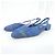 Chanel Slingback Denim Schuhe Blau - Ansicht 3