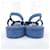 Chanel Slingback Denim Schuhe Blau - Ansicht 5