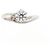 Autre Marque Pt900 Diamantring Silber - Ansicht 2