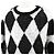Céline Top de punto de algodón y nailon Celine Negro Blanco - vista 2