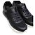 Sneakers Louis Vuitton Run Away Line in pelle e mesh Nero - vista 13