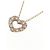Autre Marque Collana in oro rosa K10 e diamanti - vista 3