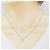 Autre Marque Collana in oro bianco K10 e diamanti Argento - vista 6