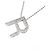Autre Marque Collana Au750 Initial R Diamond Argento - vista 3