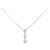 Autre Marque Collana in oro bianco Au750 e diamanti Argento