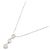 Autre Marque Collana in oro bianco Au750 e diamanti Argento - vista 2